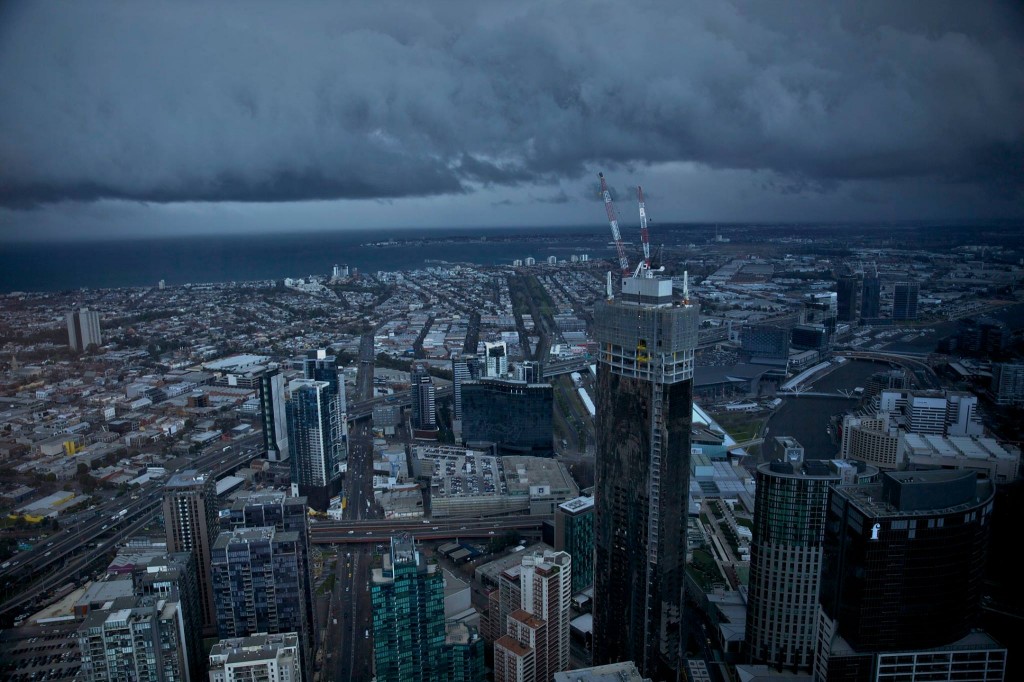 Melbourne sous l'orage