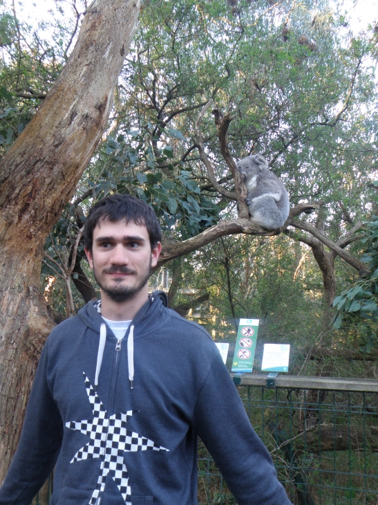 Moi avec un Koala